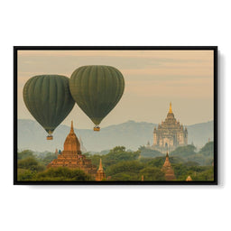 Hot Air Balloon over The Ancient Temples of Bagan