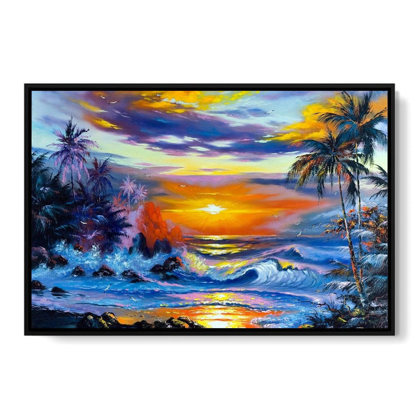 Hawaii Sunset Canvas Print - Available in standard canvas print or in a ...