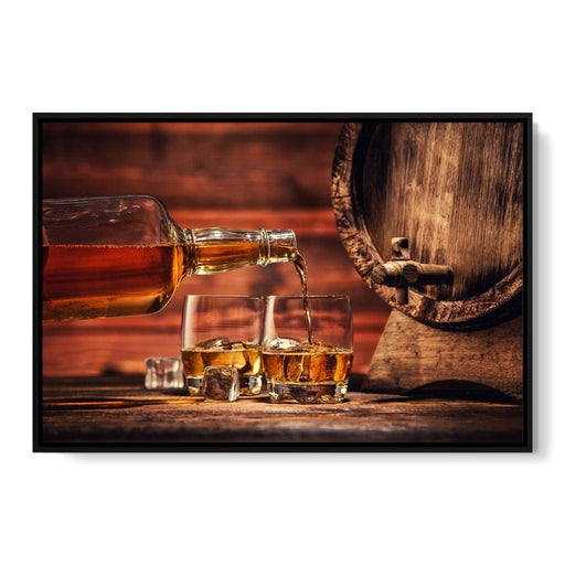 Whiskey Night Canvas Print