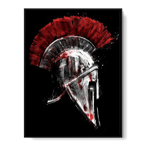 Greek Warrior Helmet Canvas Print