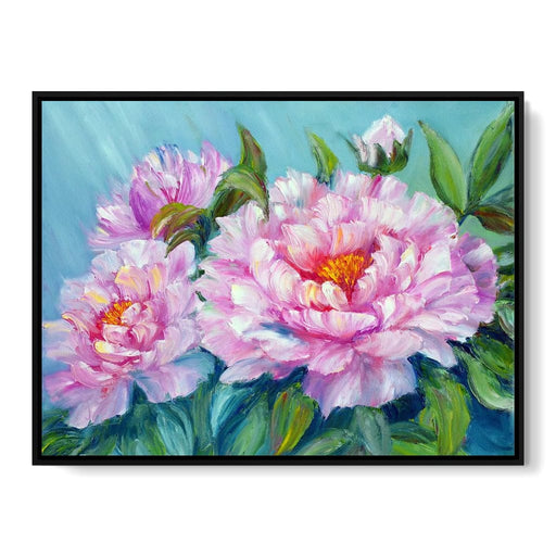Asian Peonies Canvas Print
