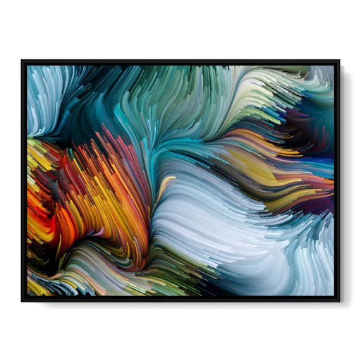 The Blend of Liquid Color Canvas Print