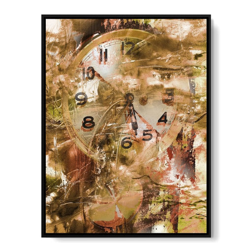 Psychedelic Clock Canvas Print