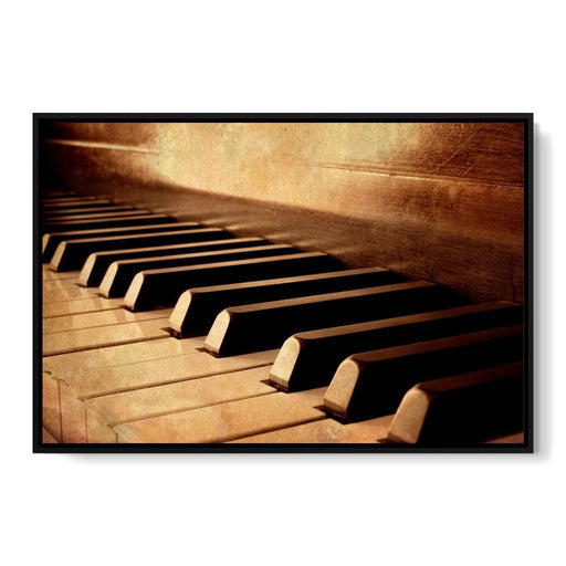 Vintage Piano Keys Canvas Print