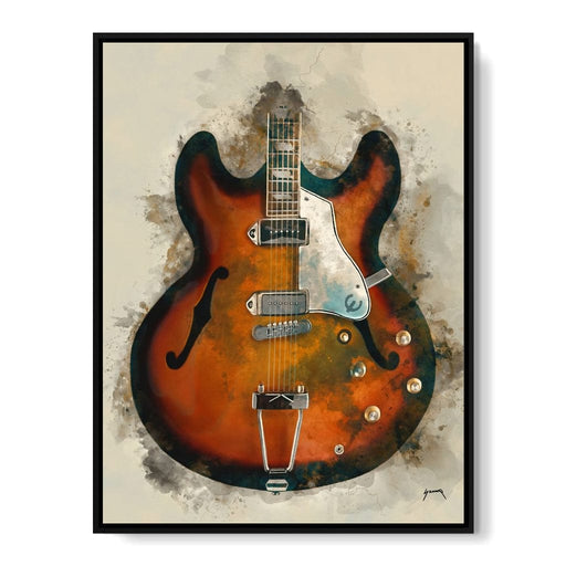 John Lennon's Guitar - Abraham Szomor Canvas Print
