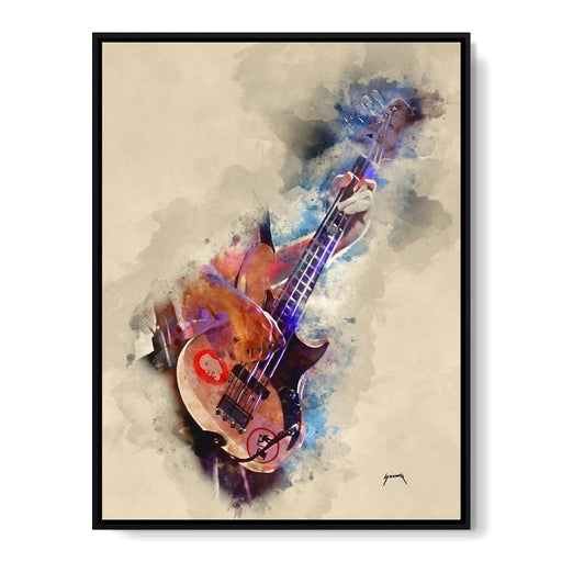 Flea's Bass Guitar - Abraham Szomor Canvas Print