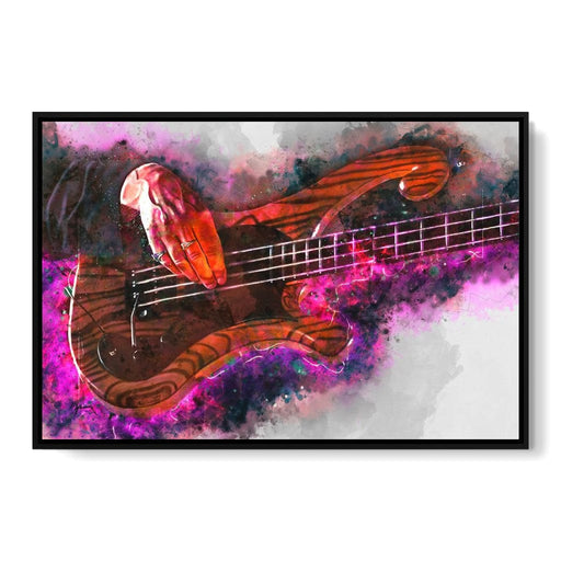 Les Claypool's Guitar - Abraham Szomor Canvas Print