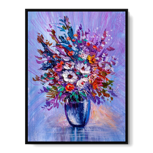 Multicolored Flowers Bouquet Canvas Print