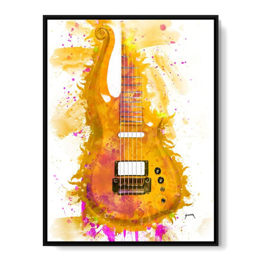 Prince's Guitar - Abraham Szomor Canvas Print