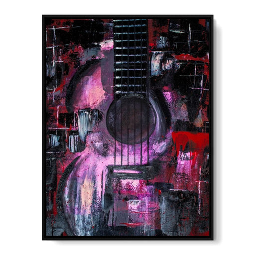 Abstract Guitar Canvas Print