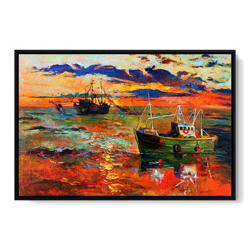 Fishing Boats Canvas Print