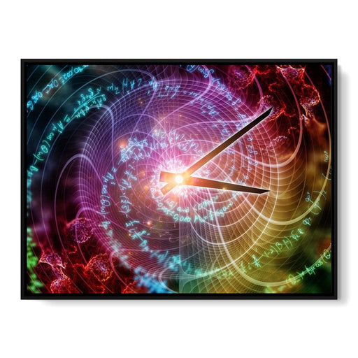 Spacetime Clock Canvas Print