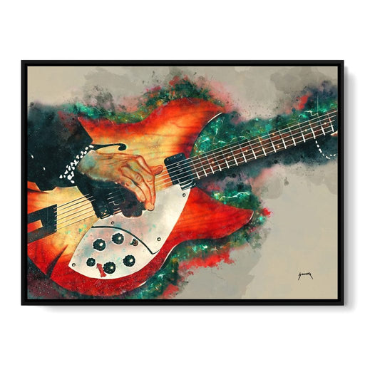 Tom Petty's Electric Guitar - Abraham Szomor Canvas Print
