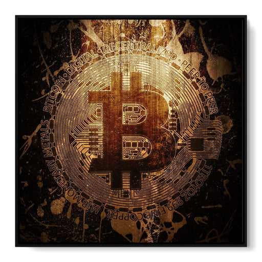 Crypto Art Bitcoin 08 - Cameron Gray Canvas Print