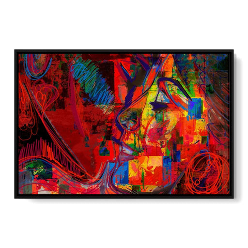 Kiss - Qusay-Art Canvas Print