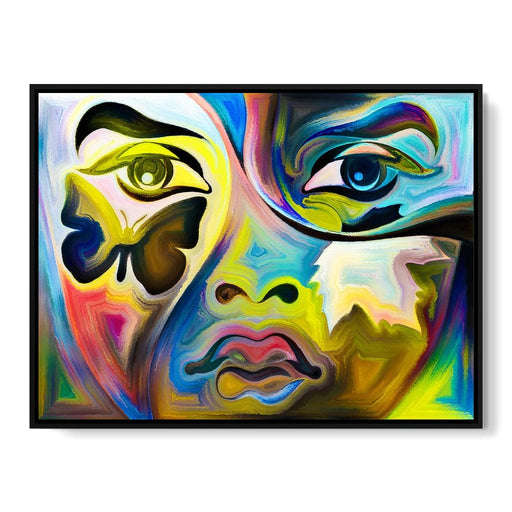 Multicolored Artistic Abstraction Canvas Print