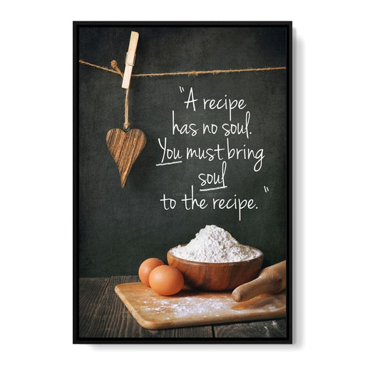 Kitchen Quote Canvas Print
