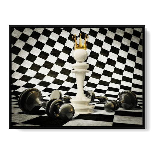 Chessboard King Canvas Print
