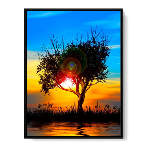 Colorful Sundown Canvas Print