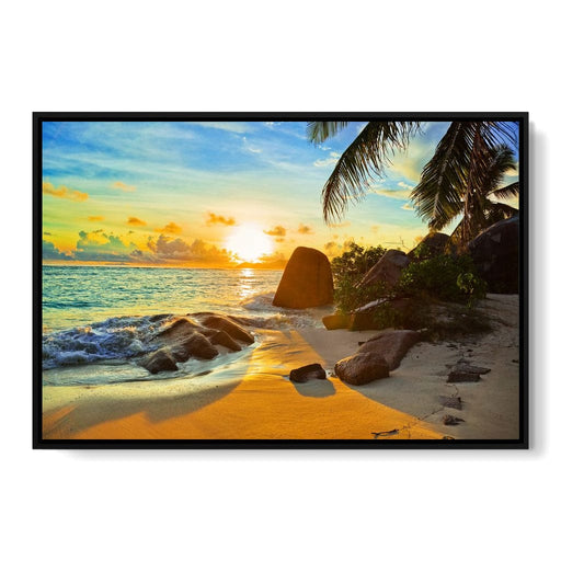 Natural Beach Sunset sea art