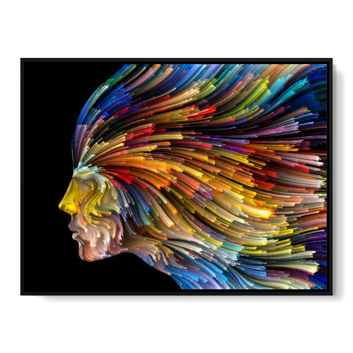Psychedelic Face Alternate Canvas Print