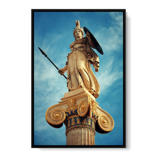 Athena Statue in Athens Canvas Print
