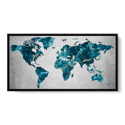 World Maps Wall Art | NicheCanvas