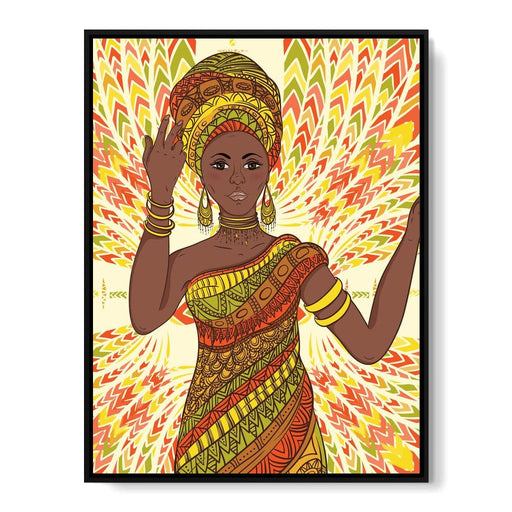 Beautiful Dancing Woman Canvas Print