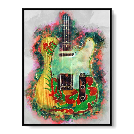 Jimmy Page's Guitar - Abraham Szomor Canvas Print