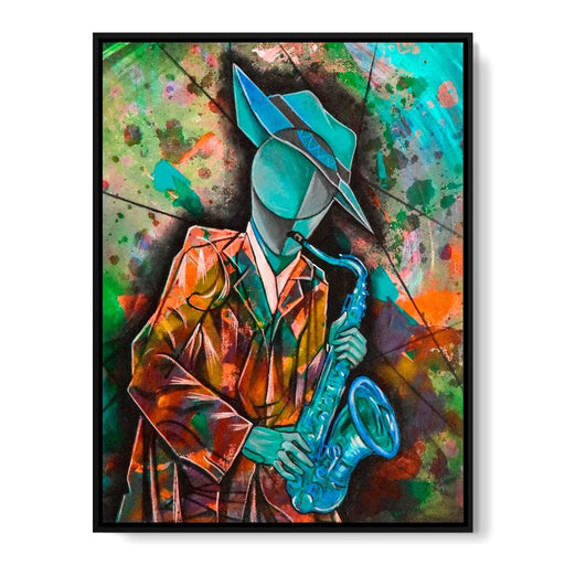 Soul Jazz Player Canvas Print