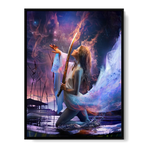 Fire Sword Canvas Print