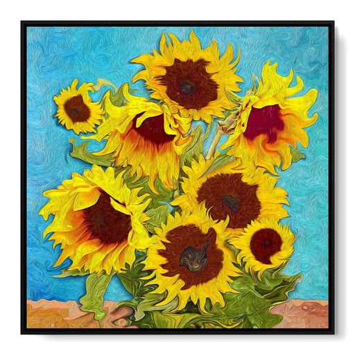 Impressionist Sunflowers Canvas Print