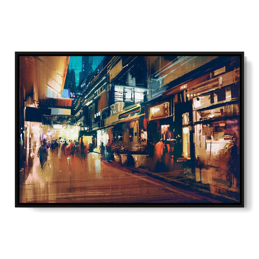 City Market Canvas Print