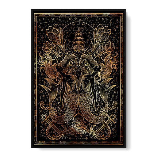 Zodiac sign Pisces Canvas Print