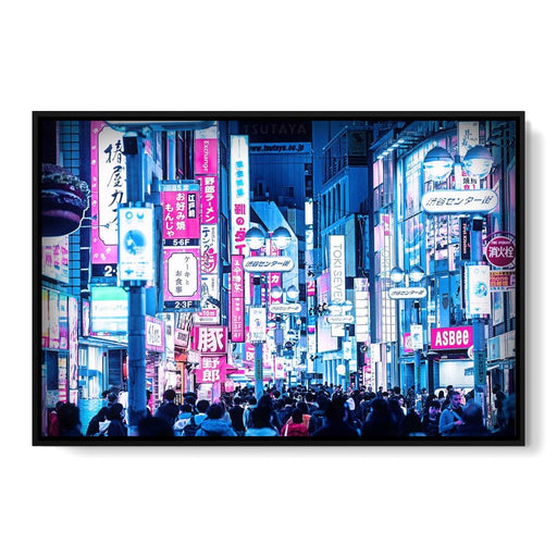 Cyberpunk Street - Johanjjf Canvas Print