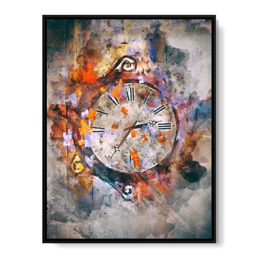 Time Clock Canvas Print