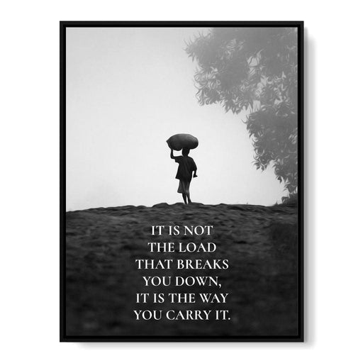 Carry The Load Wisely - ABConcepts Canvas Print