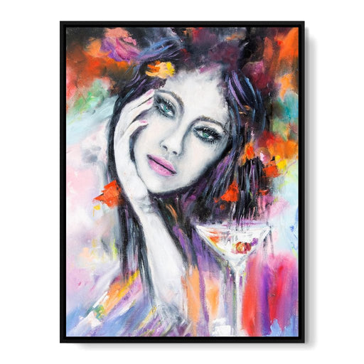 Martini Girl Canvas Print