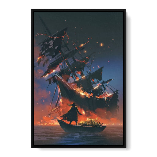 Stealing The Treasure Canvas Print