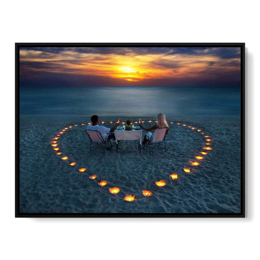 Valentine's Day Dinner Canvas Print