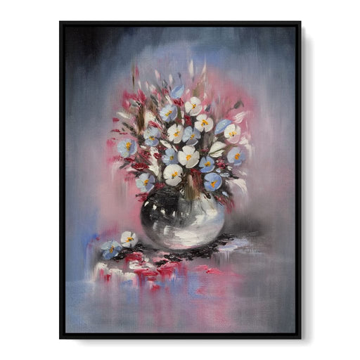 Beautiful Flowers Vase Canvas Print