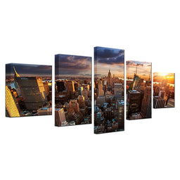 New York City Sunset | NicheCanvas