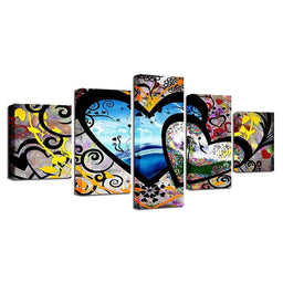 Lovers Canvas Set Multi Panel Canvas Wall Art - NicheCanvas