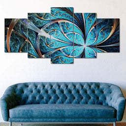 Storm of Ice Multi Panel Canvas Wall Art - NicheCanvas