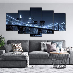 New York City Night View | NicheCanvas