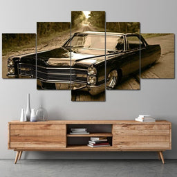 The Low Rider Multi Panel Canvas Wall Art - NicheCanvas