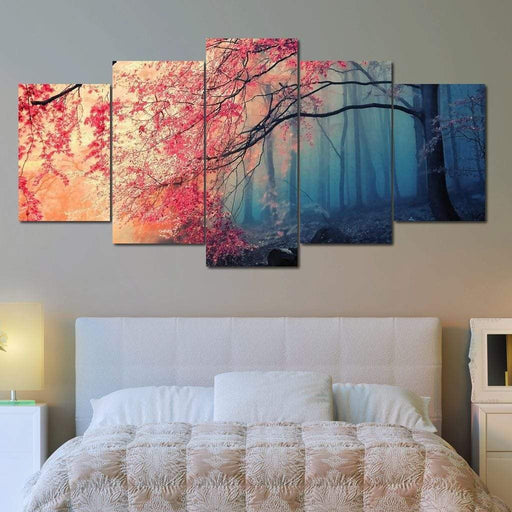 Eerie Forest - Canvas Print - wall art of a bizarre forest made in high quality canvas and ink - this home decor makes the perfect gift for your friends | NicheCanvas