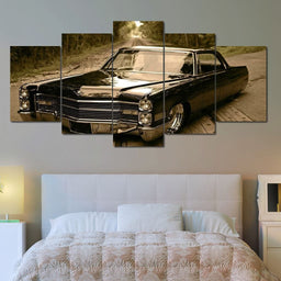 The Low Rider Multi Panel Canvas Wall Art - NicheCanvas
