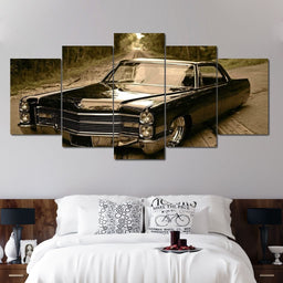 The Low Rider Multi Panel Canvas Wall Art - NicheCanvas